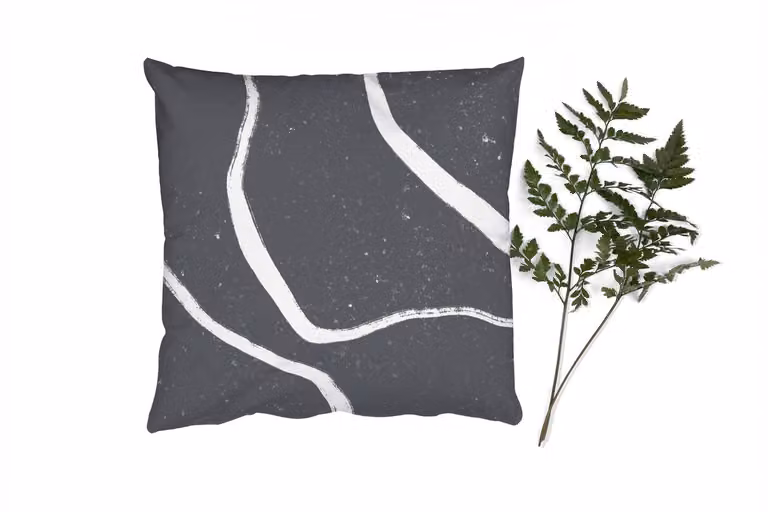 PillowMonkey Sierenkussen Lijn Minimalisme Design 45 x 45 cm