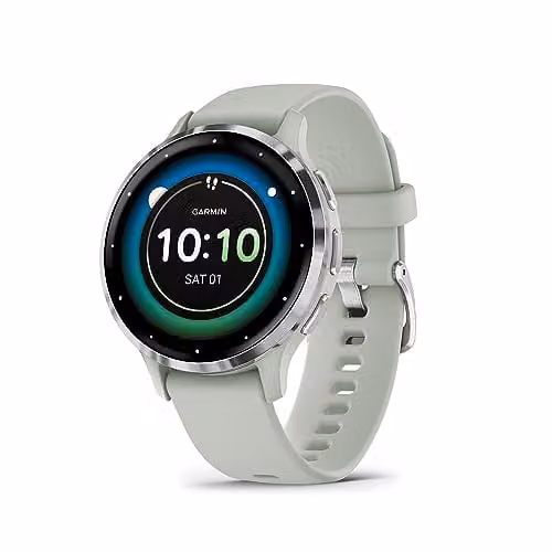 Garmin Venu 3S Smartwatch Grijs Zilver met AMOLED Touchscreen en GPS
