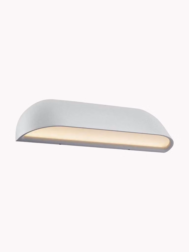 Nordlux Front 26 LED-wandlamp voor buiten, wit, metaal, IP44