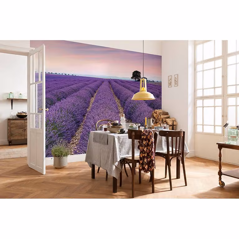 home24 Fotobehang Provence B: 400 cm, H: 260 cm