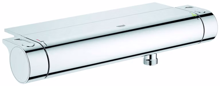 Grohe Grohtherm 2000 thermostaatkraan voor douche, wandmontage met opbergvak, chroom