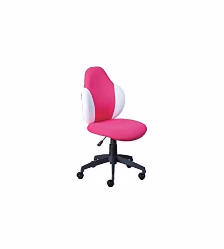 Inter Link bureaustoel voor kinderen, roze/wit, B/D/H: 52 x 56 x 92 cm