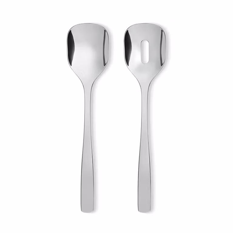 Alessi KnifeForkSpoon saladeset van roestvrij staal