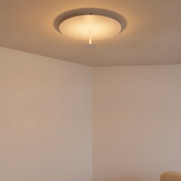 Lyora Design plafondlamp Nima wit aluminium Ø 60cm met LED