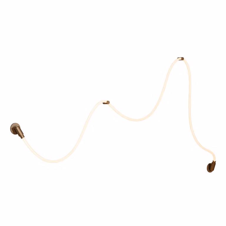 Lucide Vibes Janderin Wandlamp met LED, Dimbare CCT en Bewegingssensor, Goud/Messing