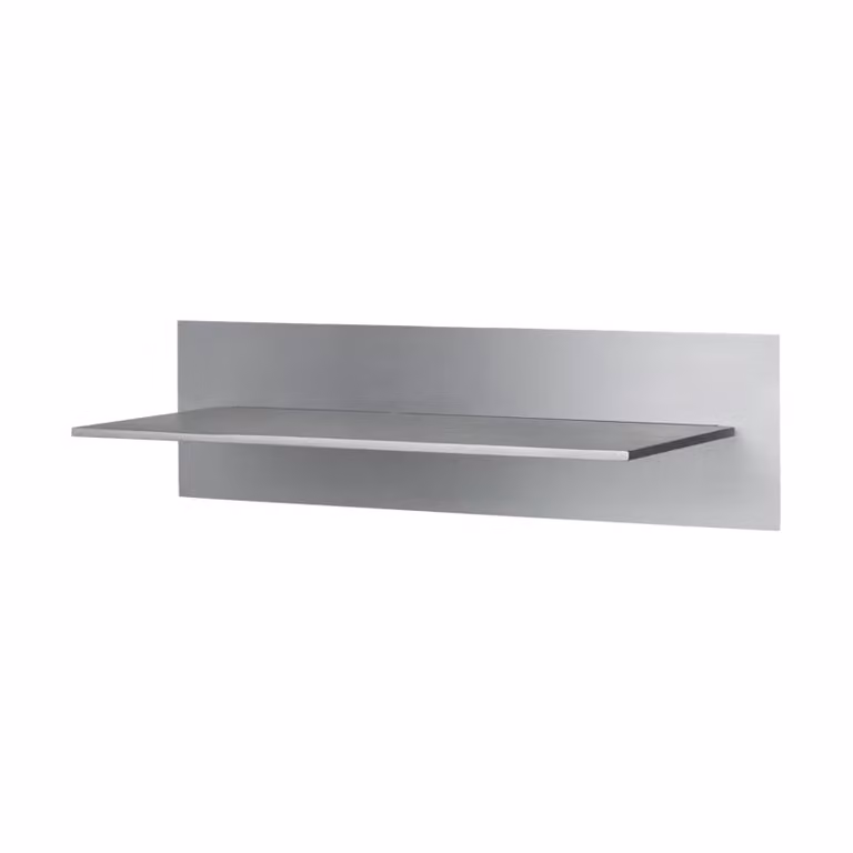 Ferm Living Lager wandplank single 35 aluminium zilver mat