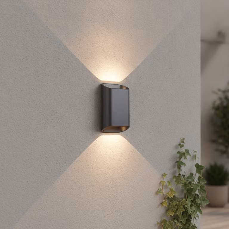 Artdelight Diaz-S Design Wandlamp - Zwart - Dimbaar LED - Up & Down