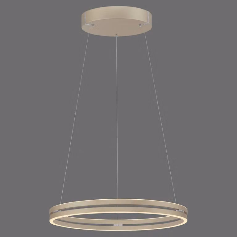Paul Neuhaus Pure E-Loop LED hanglamp brons, Ø 70 cm