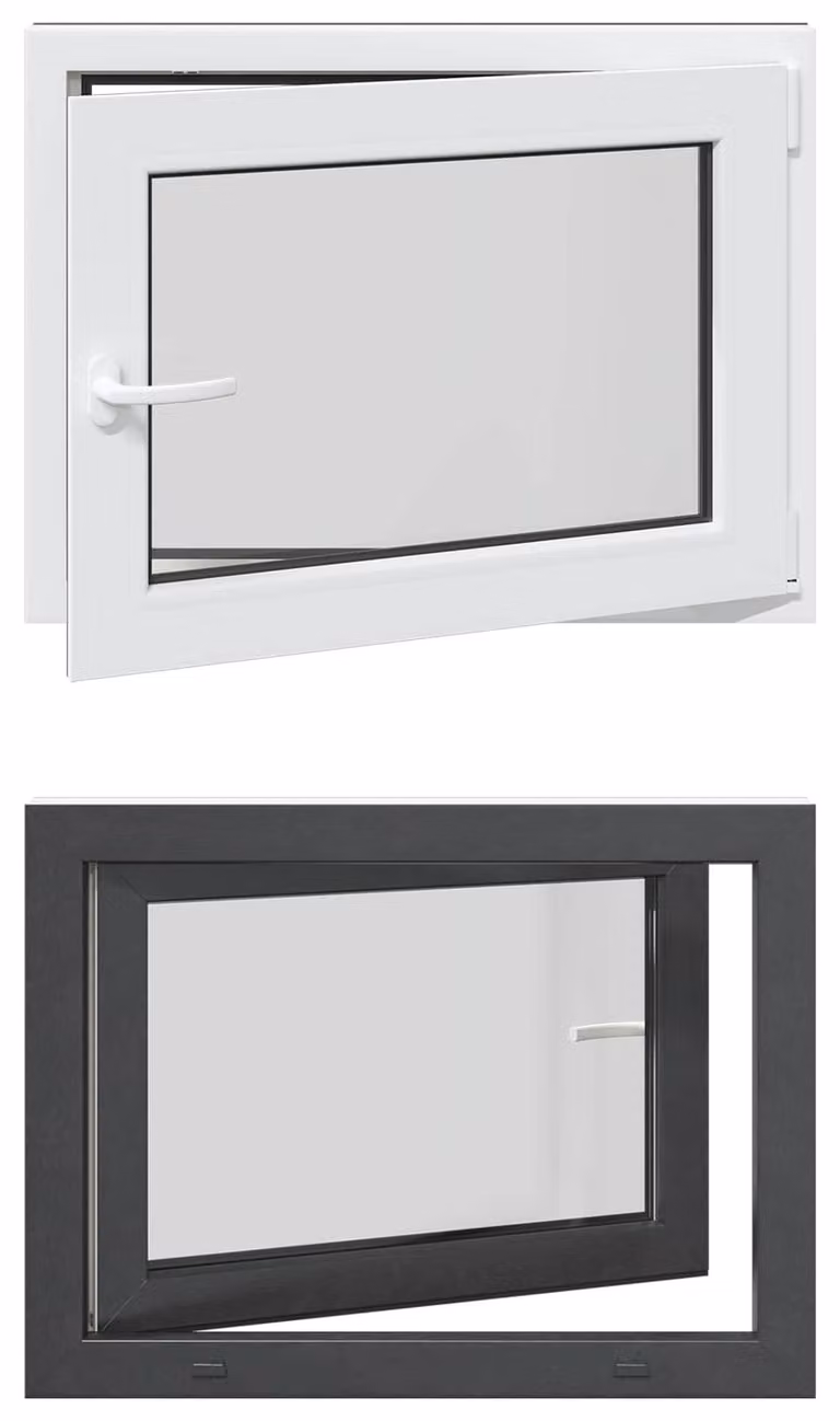 vidaXL Kipp- en draaikraam voor de kelder model RISOR 80 x 50 cm