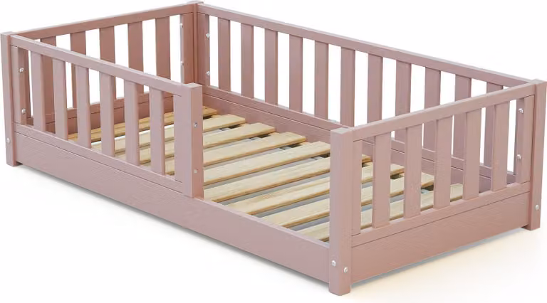 JURABABY SONHO MINI Kinder Vloerbed van hout, 70 x 140 cm