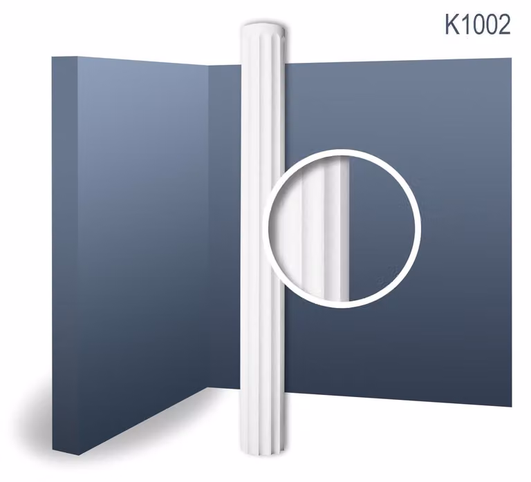 Orac Decor K1002 LUXXUS Gecanneleerde volle zuil Origineel Hoogte: 2 m