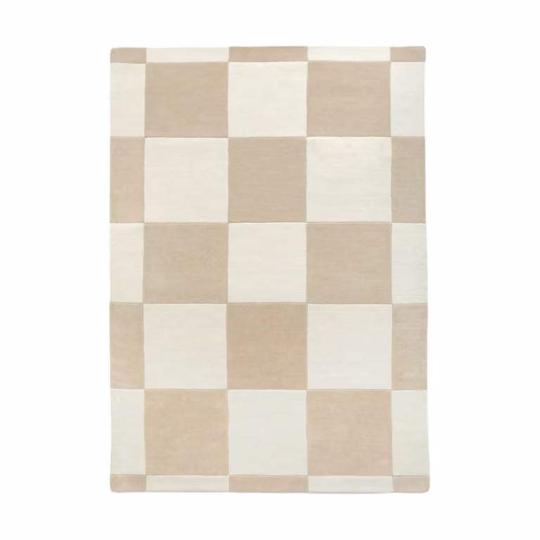 Tinted Hafstrom wollen vloerkleed Beige-white B/D: 170 x 240 cm