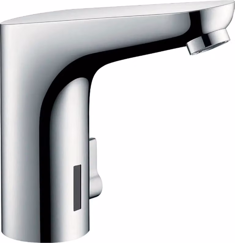 Hansgrohe Focus E wastafelmengkraan met elektronische bediening en menghendel, chroom, netvoeding