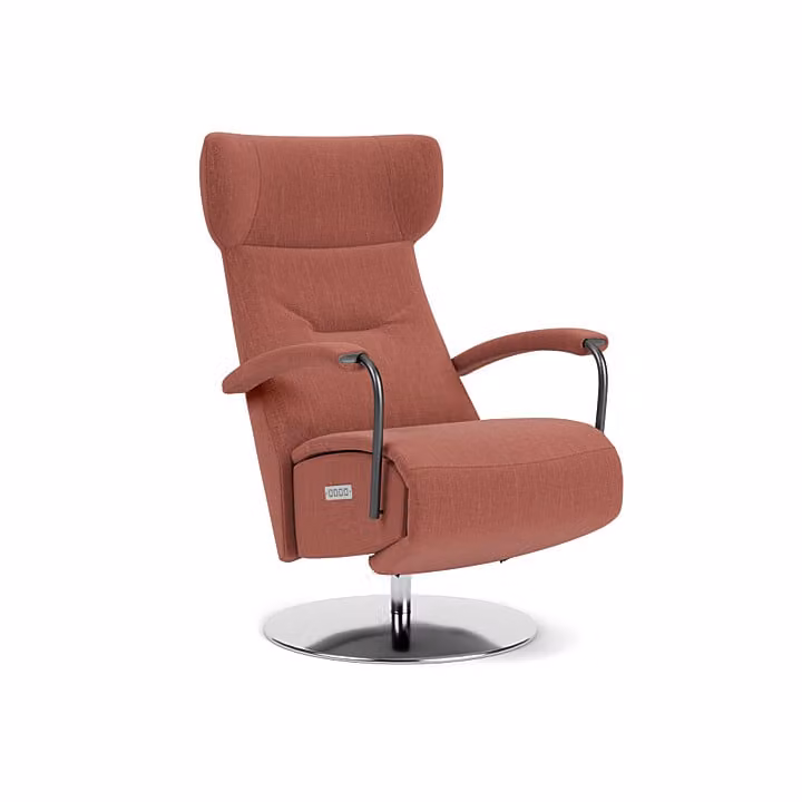 Prominent Relaxstoel C-102 - Oudroze - Stof
