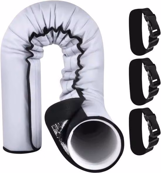 Aircon Pijp Isolatie met Thermische Schuimlaag en Waterdichte Barrière voor Koelleiding Bescherming - 152 x 56 cm