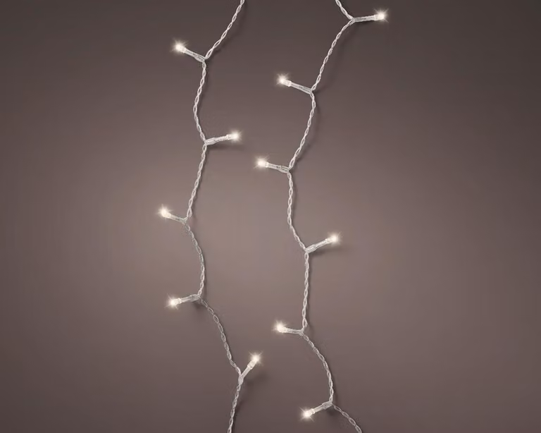 Lumineo Kerstverlichting Warm Wit 48 Led Lampjes Transparant
