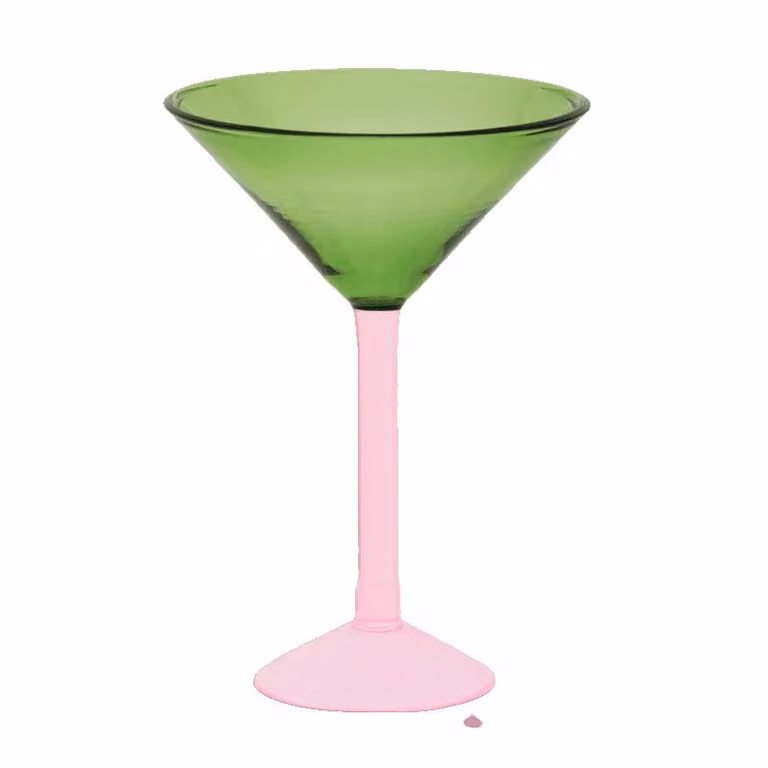 Urban Nature Culture Martini Cocktail Glazen Set van 2 - Groen
