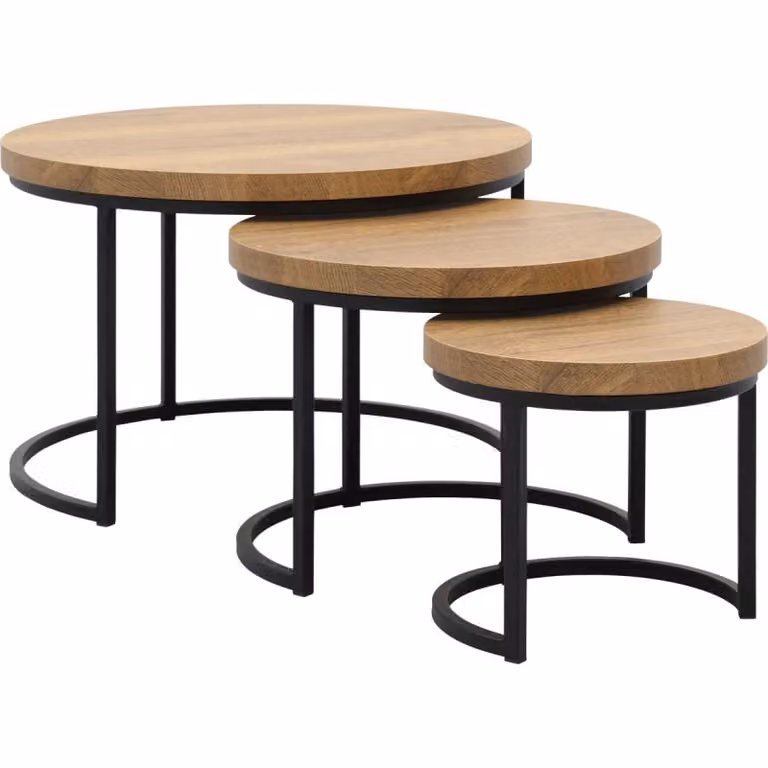 Salontafel Hill set van 3 van Budget Home Store