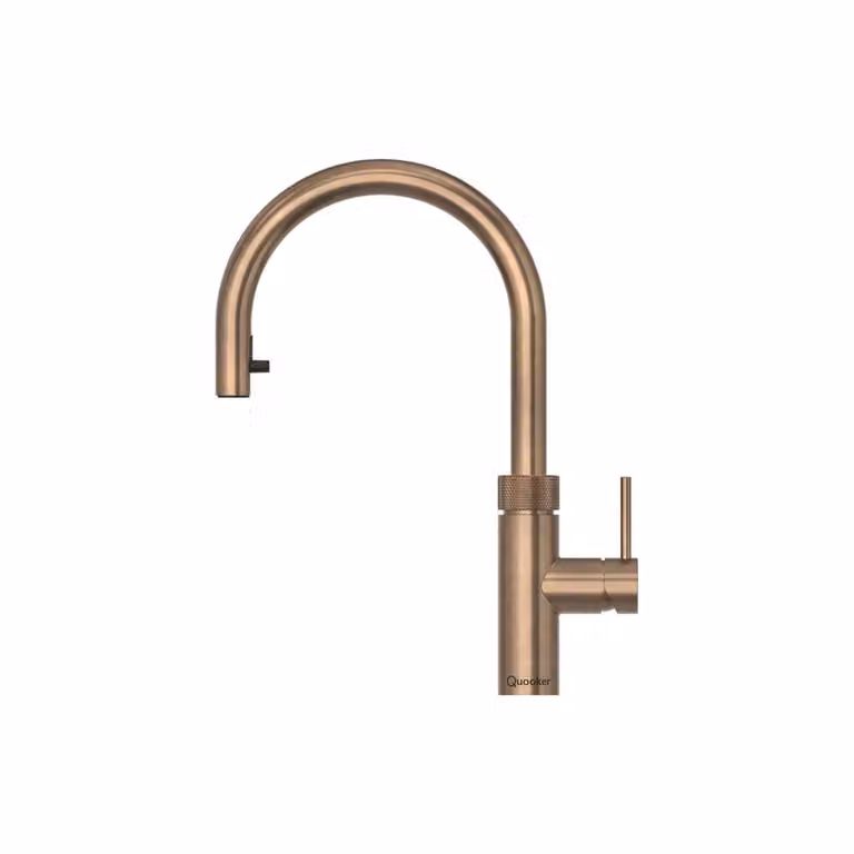 Quooker FLEX Round Messing patina kraan FXRPTB