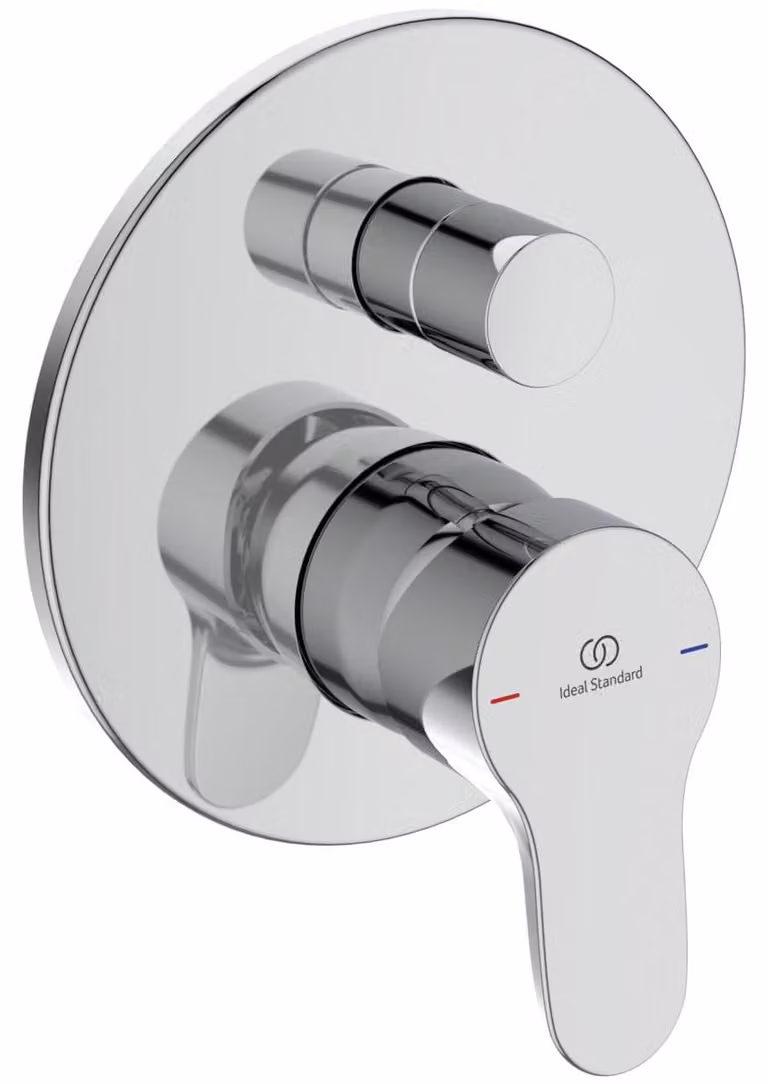 Ideal Standard Cerabase Inbouwthermostaat met behuizing en safety stop, chroom, model A7393AA