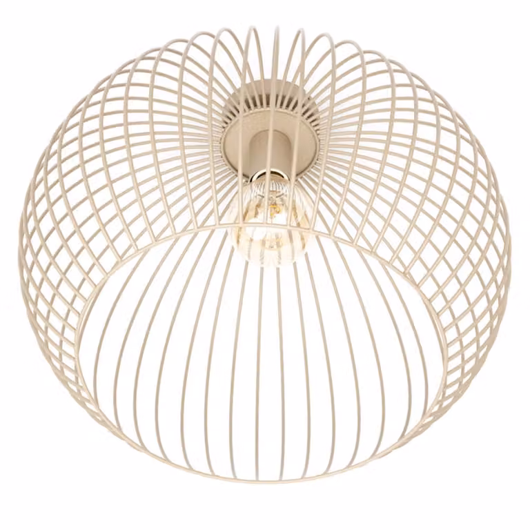 ETH Wire draad plafondlamp beige Ø 50 cm