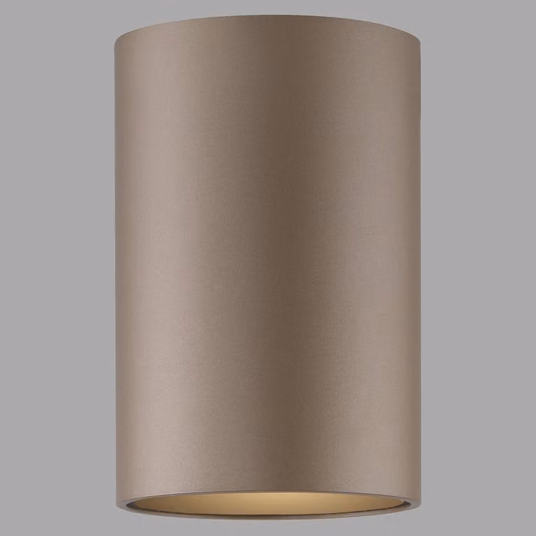 Paul Neuhaus Pure Point LED opbouwspot brons, IP44, Ø 6 cm