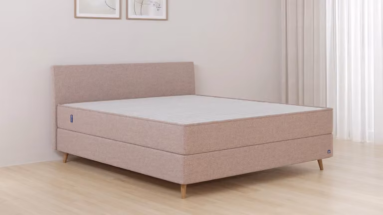 BRUNO Original boxspring Blush roze, B/D/H: 240 x 200 cm