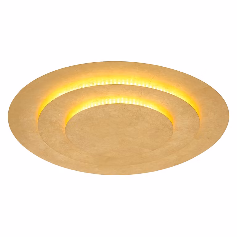 Globo Heda LED-plafondlamp goud/messing metaal Ø 49 cm
