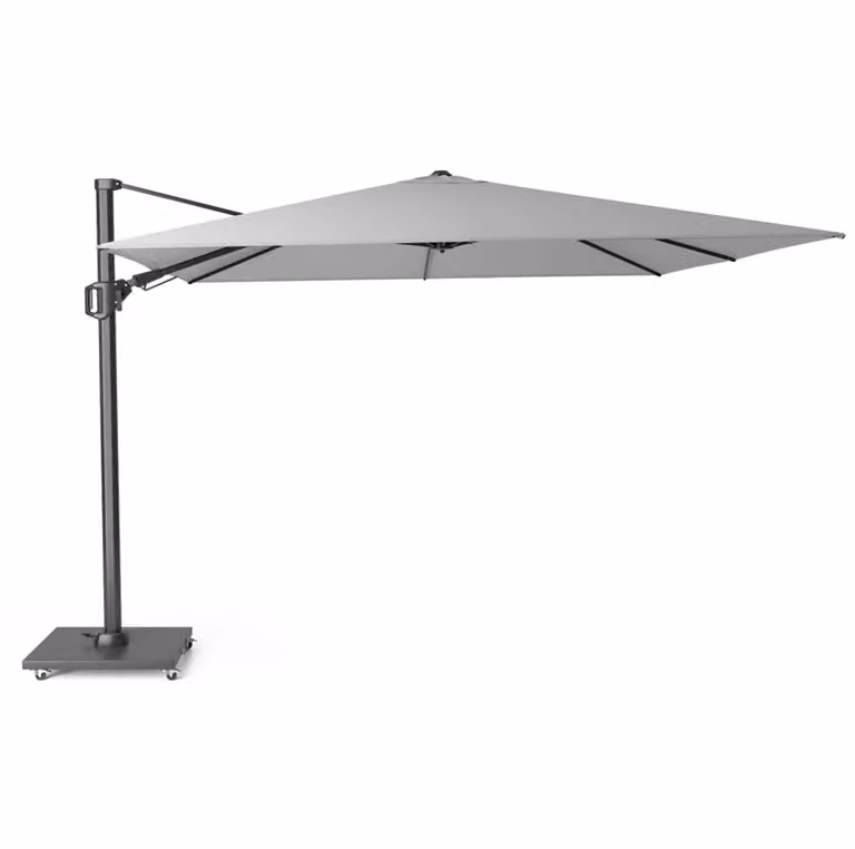 Platinum Challenger T² zweefparasol - Grijs - 300 x 300 cm