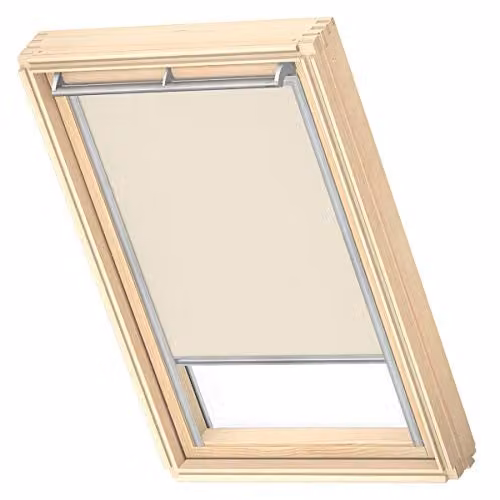 VELUX Lichtdoorlatend Rolgordijn RFL met grijze geleiders, SK08, Beige