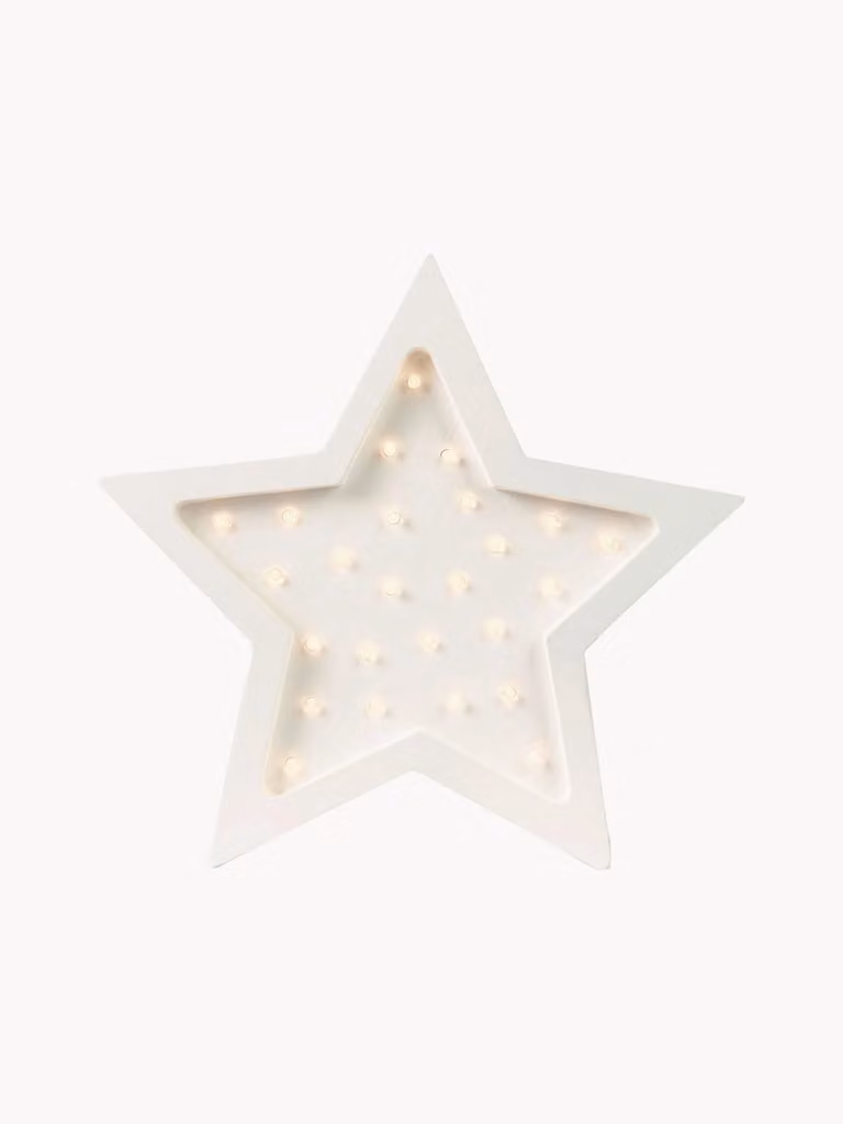 Little Lights LED-kinderlamp Star dimbaar met timerfunctie en afstandsbediening