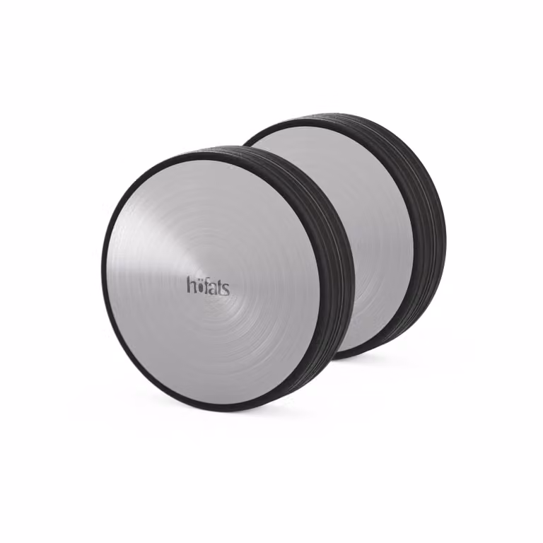 Höfats FIRE KITCHEN wielen voor buitenkeuken, Zwart, 2-pack