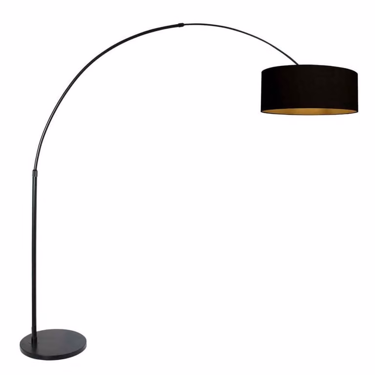 Steinhauer Booglamp Sparkled Light zwart