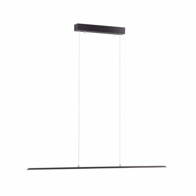 Paul Neuhaus Pure Lite Design hanglamp dimbaar aluminium zwart/grijs 100 cm