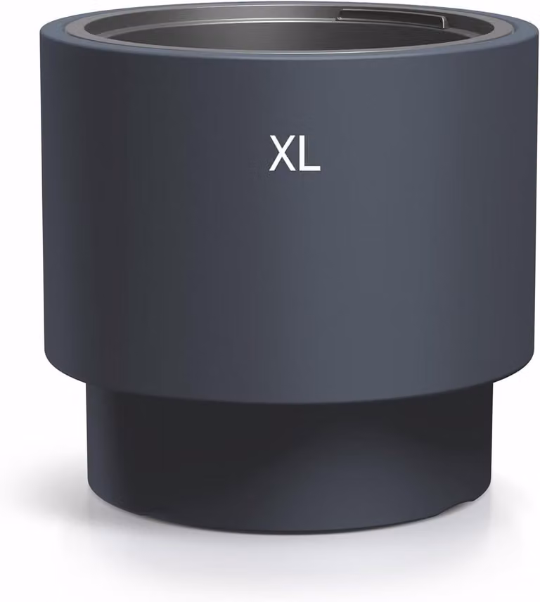 Moderne vorstbestendige bloempot met uitneembaar inzetstuk XL 39 cm