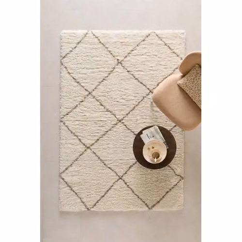NOUS Living Vloerkleed Crème/Bruin Modern Geometrisch Rechthoekig B: 230 cm, D: 160 cm
