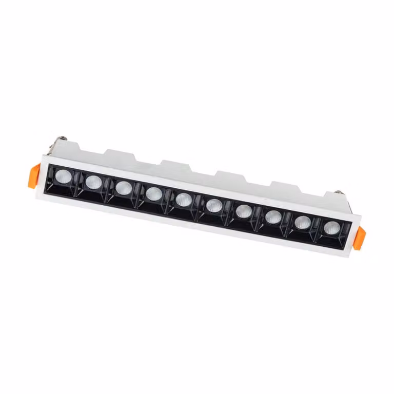 Lyora Witte Inbouwspot Midi Led 10x1 - 3000K Warmwit