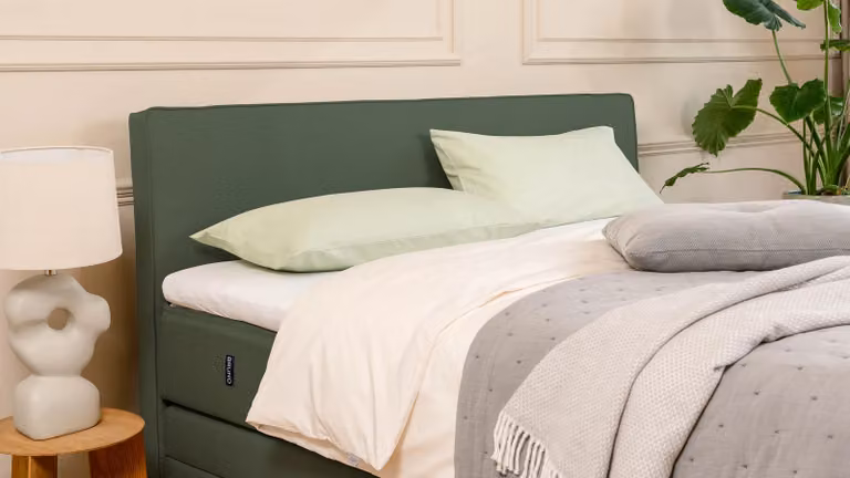 BRUNO Premium boxspring met opbergruimte, mosgroen, 160 x 200 cm