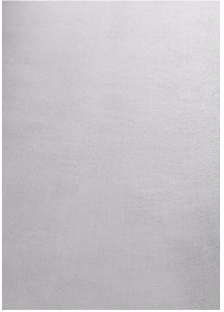 Wasbaar Vloerkleed Sky Zilver Uni Microfibre Polyester 80 x 150 cm