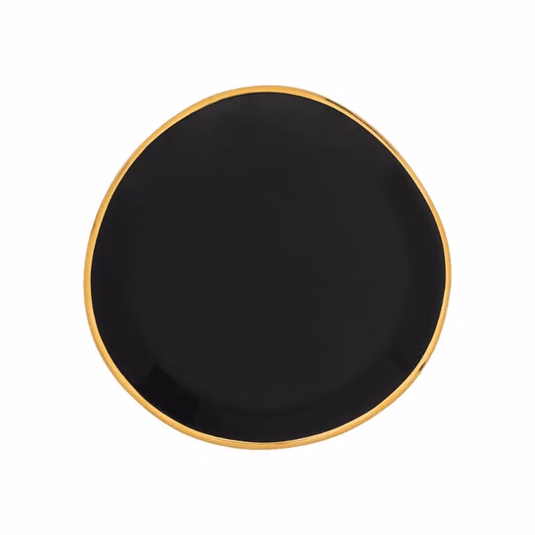 Urban Nature Culture Good Morning bord - Black - Ø9 cm