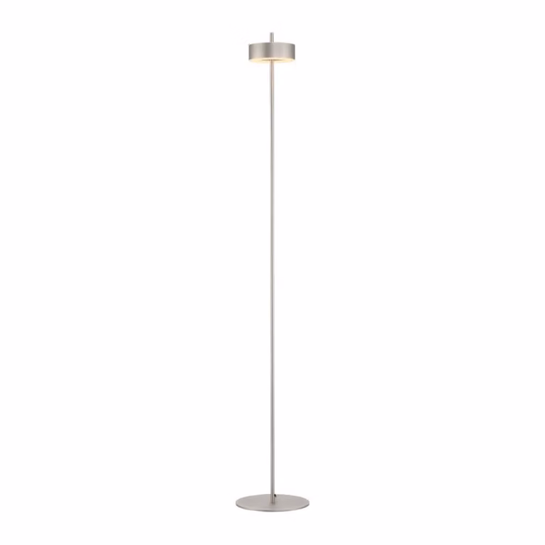 Paul Neuhaus Q-Rotate design vloerlamp in aluminium, zilver
