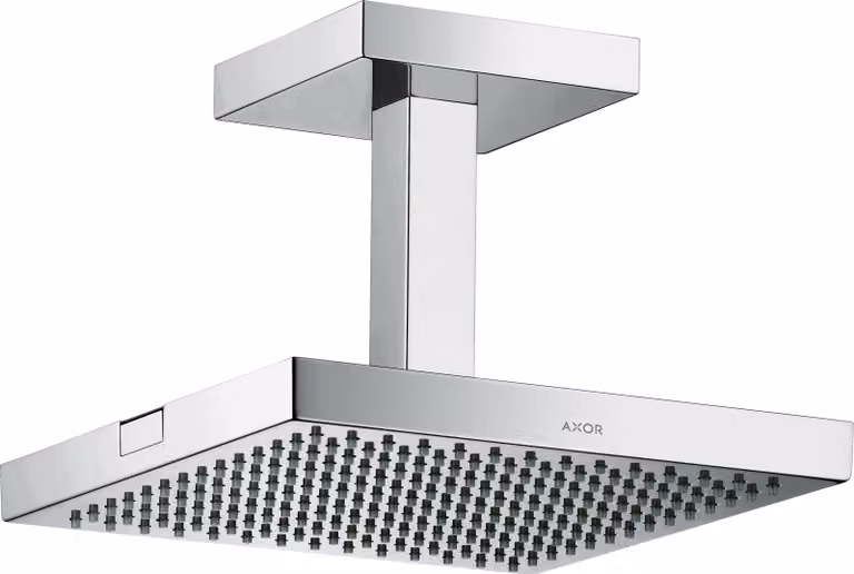 Hansgrohe Axor Starck douchekop met inbouwstuk voor plafondmontage, chroom, 240 x 240 mm
