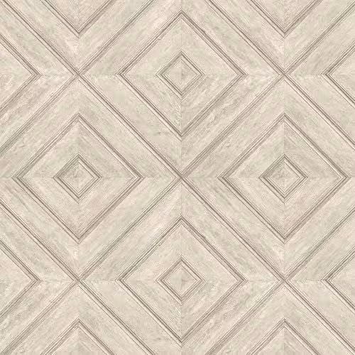 Norwall Homestyle Galerie Behang met Natuurlijk Houten Tegel Effect in Beige