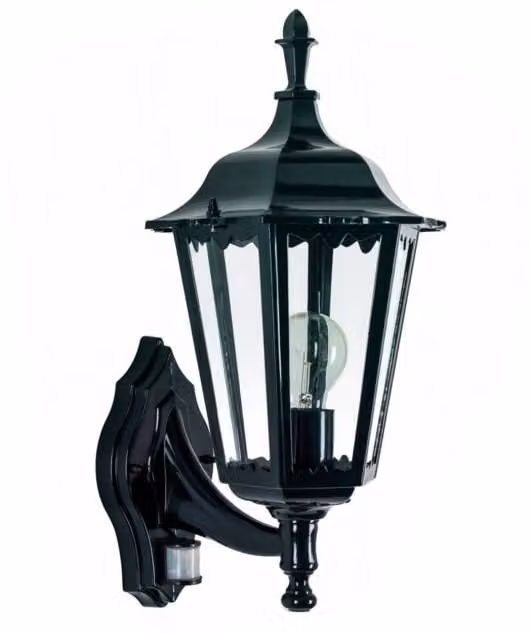 KS Verlichting Ancona Buitenlamp met bewegingssensor - Zwart