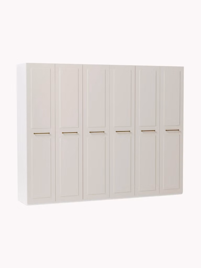 Westwing Collection Modulaire draaideurkast Charlotte, hout, Hoogte: 236 cm, Breedte: 300 cm