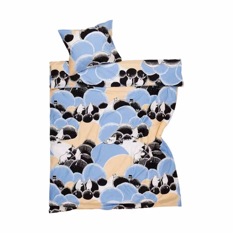 Moomin Arabia beddengoed Kiezelstenen 150x210 cm