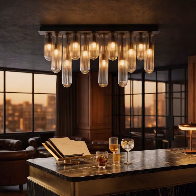 Lyora Design plafondlamp Gustave zwart 12-lichts