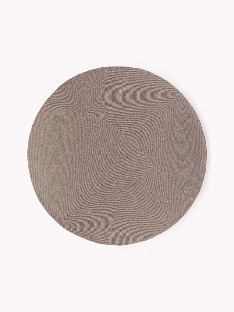 Westwing Collection Eleni Rond Wollen Vloerkleed met Geometrisch Patroon