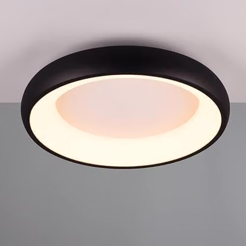 Trio Cardona Led Plafondlamp - Zwart - Ø 45 cm