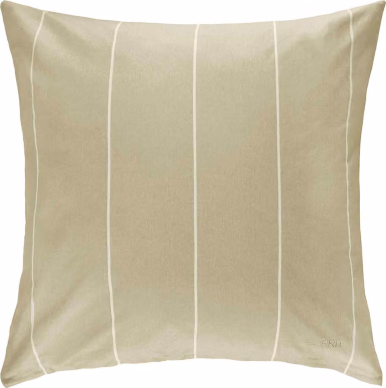 ESPRIT HARPLINES Versterkte kussensloop Beige 80 x 80 cm